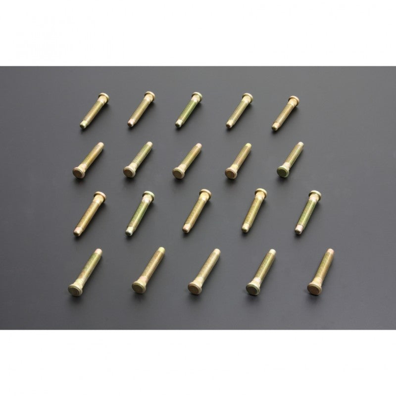 Hardrace Extended Wheel Studs - M12x1.5 (Honda) - EF/EG/EK/DC2 (20pc)
