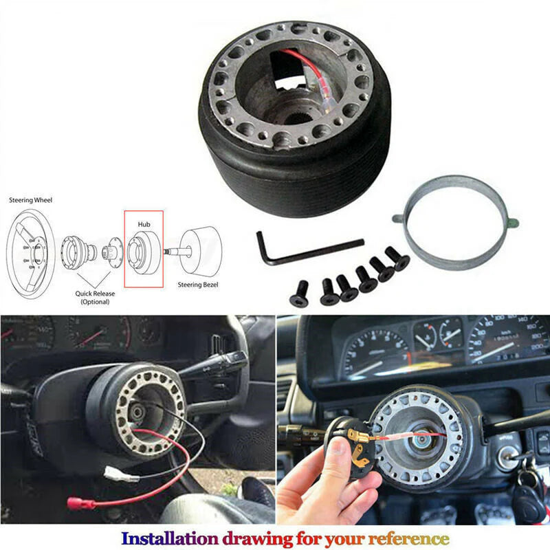Bull Boost Performance - Honda 96-06 Civic, Prelude, S2000, Accord, RSX USA Steering Wheel Hub Kit