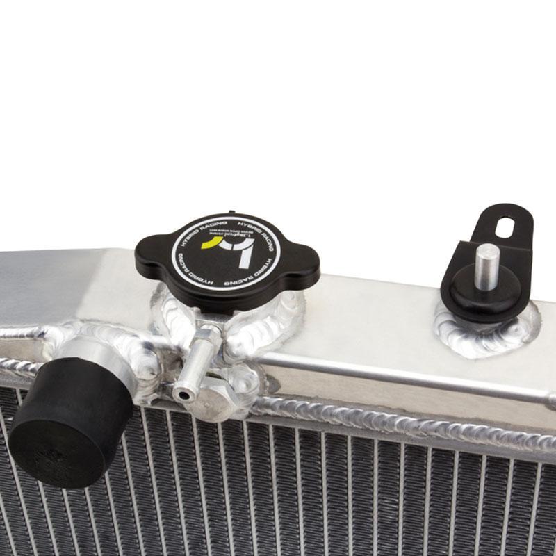 Hybrid Racing K-Swap Halfsize Radiator (92-95 Civic & 93-97 Delsol w/ K-Swap) - HYB-RAD-01-05