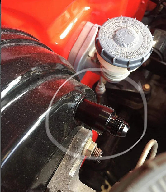 Bull Boost Performance - Brake Booster Vacuum Adapter Fitting AN6 For Honda Civic Acura Integra EG EK 92-00