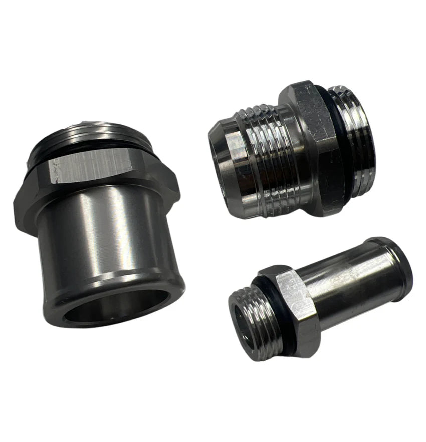 Bull Boost Performance - K20 K24 K Series Direct Water Pump Mount V2 Swivel Neck Thermostat Housing 16AN