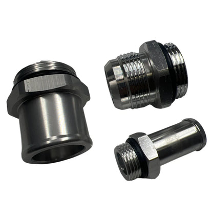 Bull Boost Performance - K20 K24 K Series Direct Water Pump Mount V2 Swivel Neck Thermostat Housing 16AN