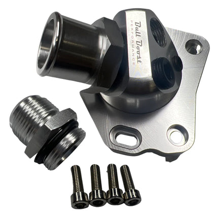 Bull Boost Performance - Swivel Neck Thermostat Housing For K Series K20 K24 Radiator Hose K-Swap Honda Civic