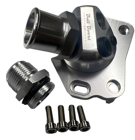 Bull Boost Performance - Swivel Neck Thermostat Housing For K Series K20 K24 Radiator Hose K-Swap Honda Civic