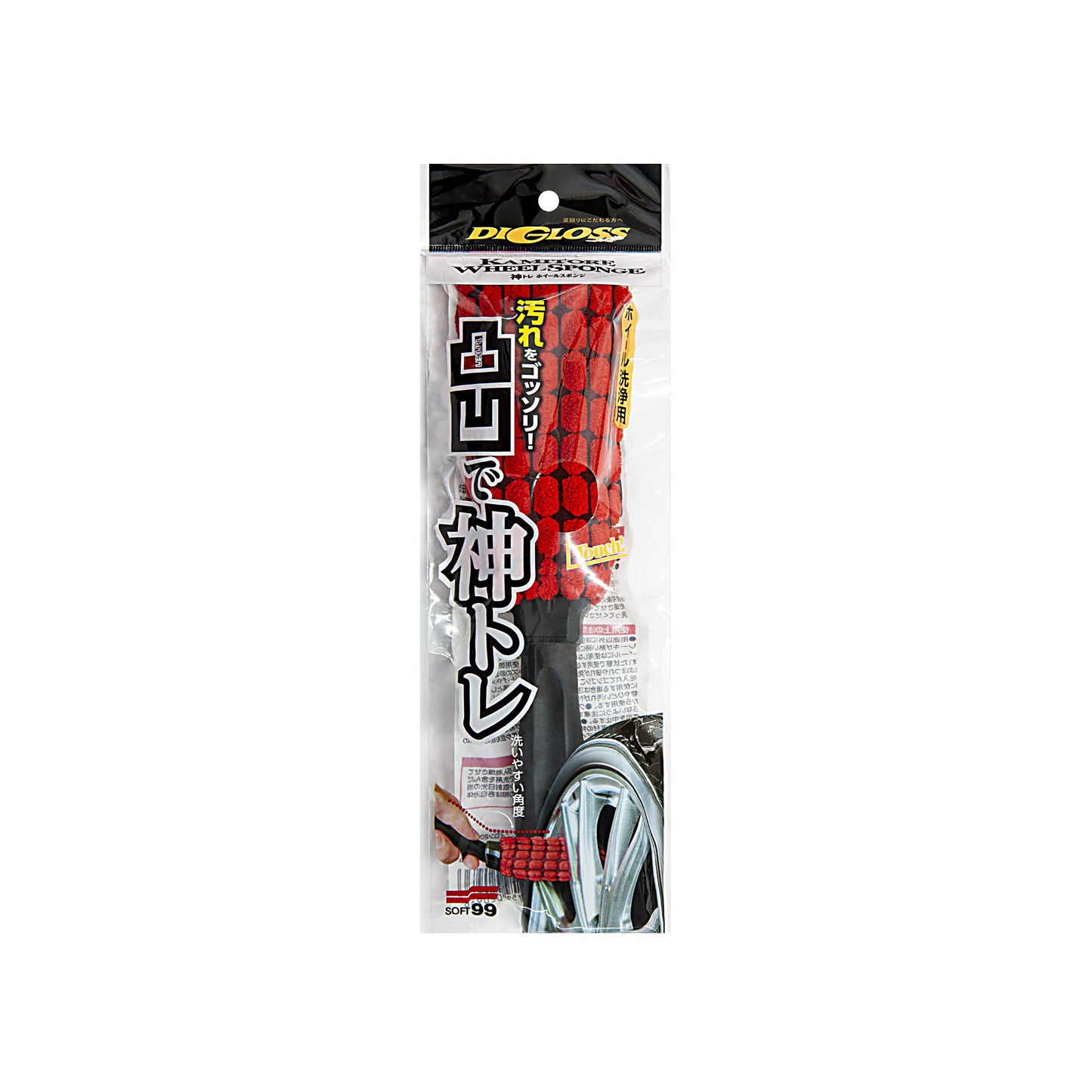 Soft99 Digloss Kamitore Wheel Sponge