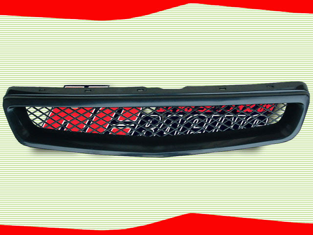 TYPE R STYLE FRONT GRILLE FOR CIVIC EK4 96-98 - HC-CV969872A