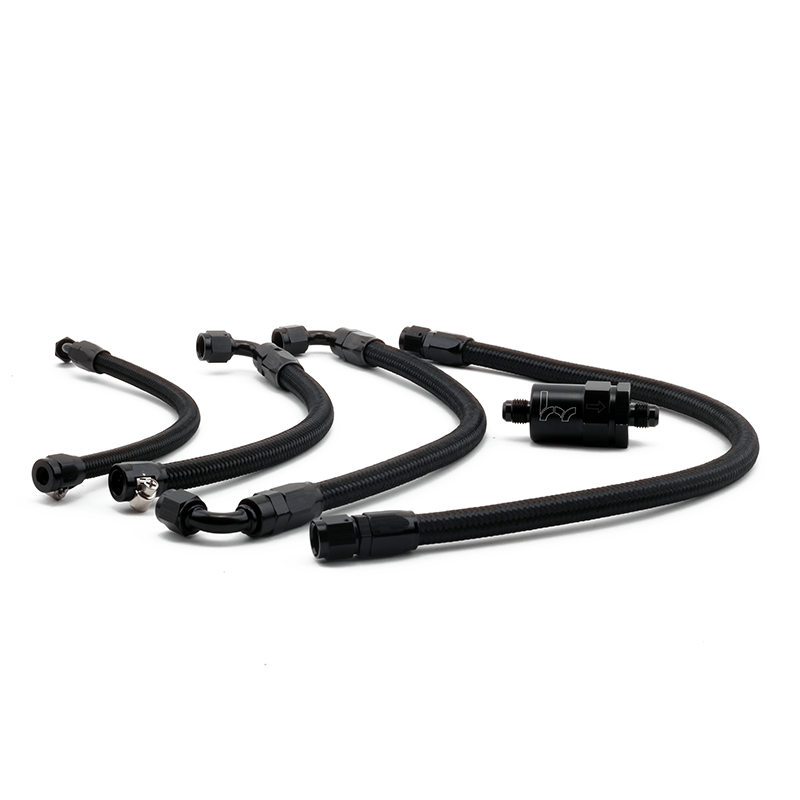 Hybrid Racing Tucked Fuel Lines - EG/EK, DC2 K-Swap