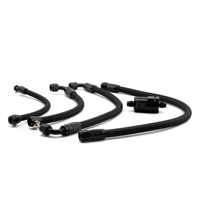 Hybrid Racing Tucked Fuel Lines - EG/EK, DC2 K-Swap