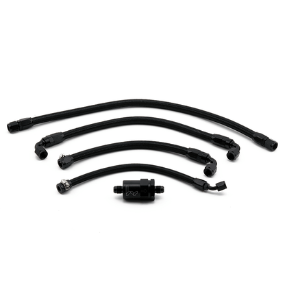 Hybrid Racing Tucked Fuel Lines - EG/EK, DC2 K-Swap