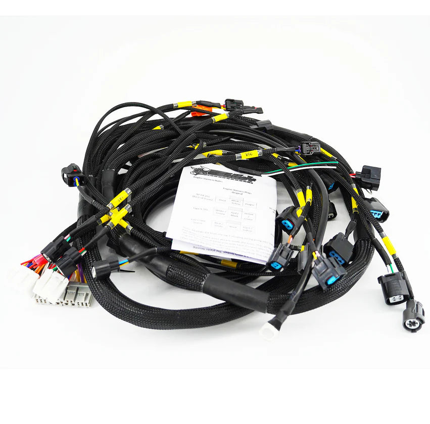 Bull Boost Performance - K20 K24 K-Series Tucked Engine Harness For Honda Acura K-Swap Integra CRX EK EG