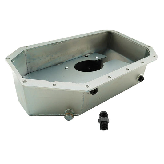 Bull Boost Performance - Notched Baffled Turbo Oil Pan -10AN K-Swap K20 K24 Honda Acura EK EG RSX Civic Si