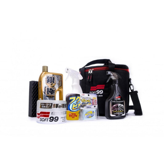 Soft99 Basic Detailing Kit & Bag - Light Colours